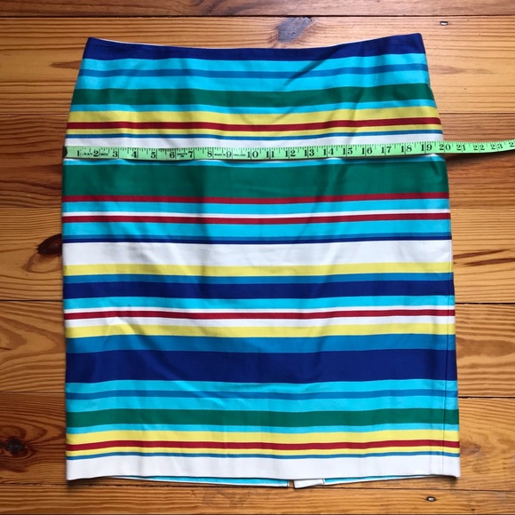 Talbots Multi Striped Pencil Skirt, EUC, 14P - Picture 8 of 13
